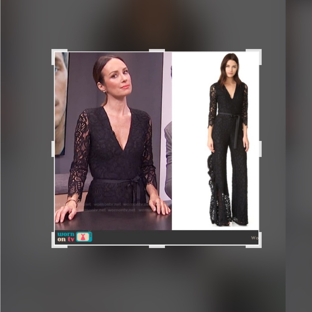 Alexis Elegant Black Lace Jumpsuit